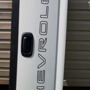 chevy chevrolet silverado pickup truck rear tailgate