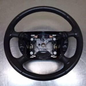 ford mustang gray leather wrapped steering wheel 1