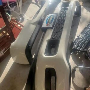 ram 2500 3500 pearl white front & rear bumper set